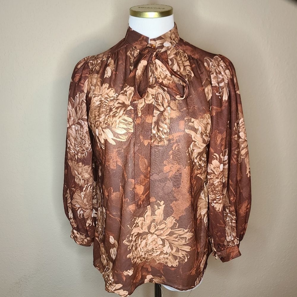 Vintage Blouse with Bowtie